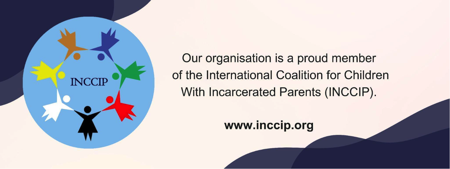 Our organization is a proud member of the International Coalition for Children with Incarcerated Parents (INCCIP).